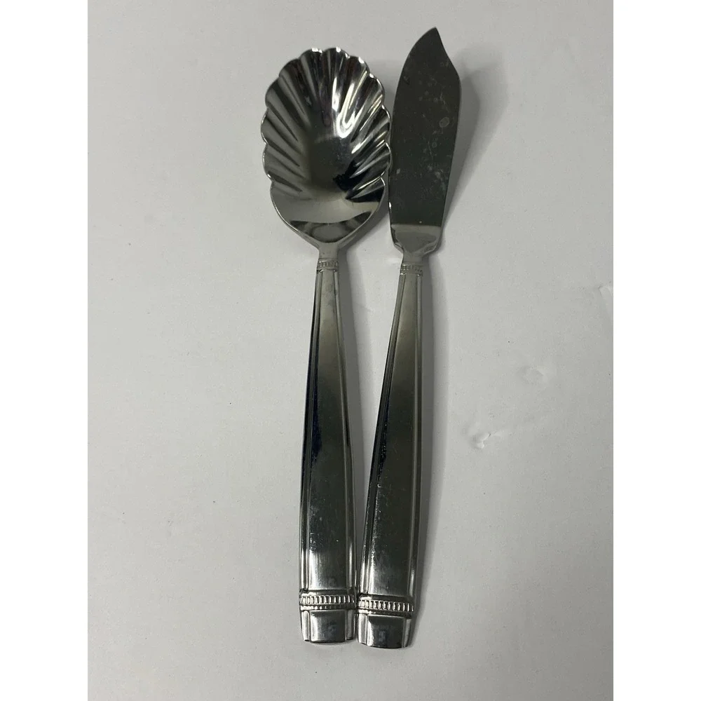 Reed & Barton DURHAM R+B Everyday Stainless Flatware Sugar Spoon Butter Knife